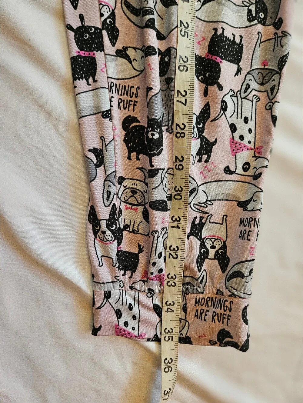 Secret Treasures Womens Pink And Dog Pattern Elastic Waist Pajama Pants Size L - Picture 7 of 11